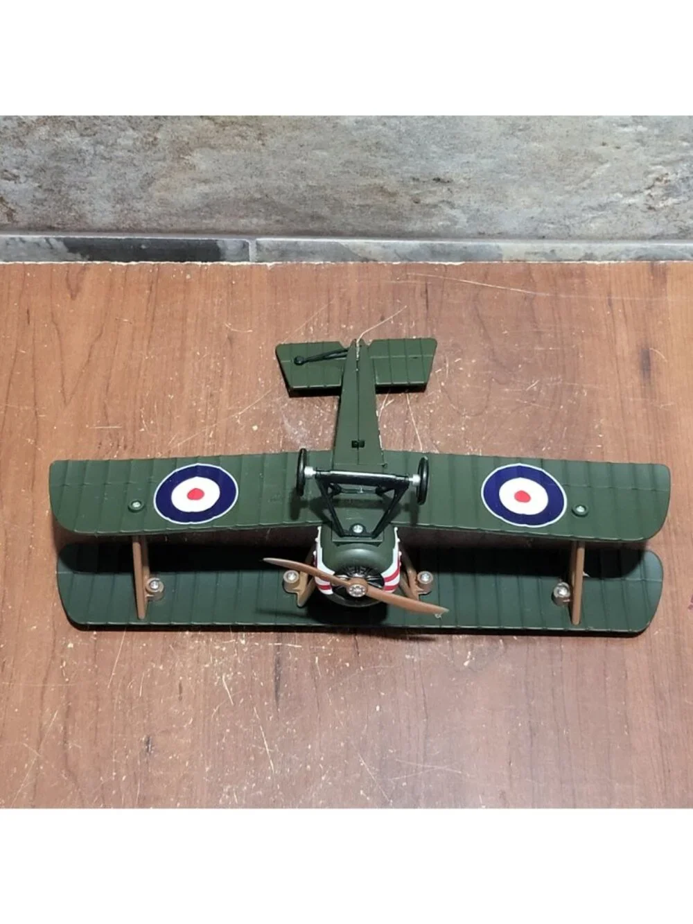 Assembled Airplane Model Kit InAir E Z Sopwith Camel F1 Missing Display Stand